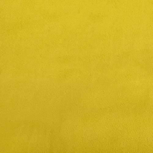 Dnevni krevet s madracem žuti 80 x 200 cm baršunasti - Žuta 80 x 200 cm s madracem Cijena