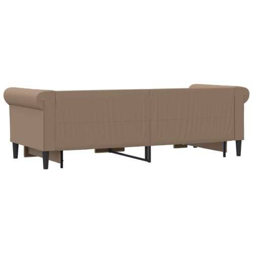 Dnevni krevet na razvlačenje cappuccino 90x200 cm umjetna koža - Boja cappuccina 90 x 200 cm s krevetom na izvlačenje Cijena