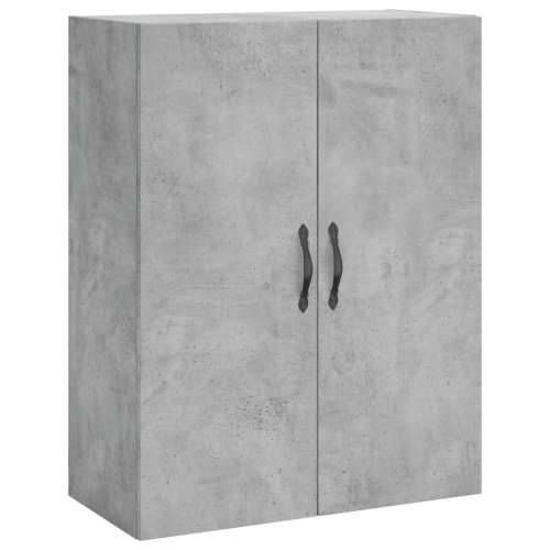 Visoka komoda siva betona 69,5x34x180 cm od konstruiranog drva - Beton siva 1 2 vrata Cijena