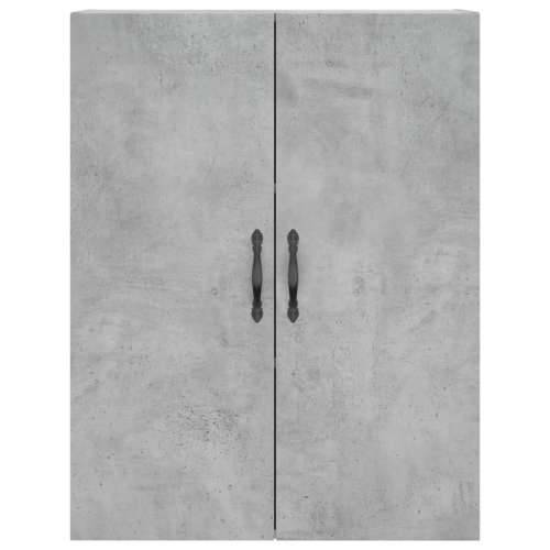 Visoka komoda siva betona 69,5x34x180 cm od konstruiranog drva - Beton siva 1 2 vrata Cijena