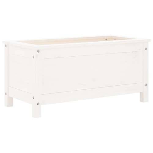 Vrtna sadilica bijela 82,5 x 40 x 39 cm od masivne borovine - Bijela boja bora 82.5 x 40 x 39 cm 1 Cijena