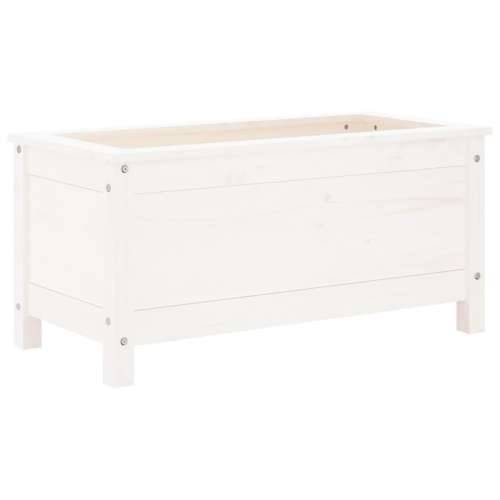 Vrtna sadilica bijela 82,5 x 40 x 39 cm od masivne borovine - Bijela boja bora 82.5 x 40 x 39 cm 1 Cijena