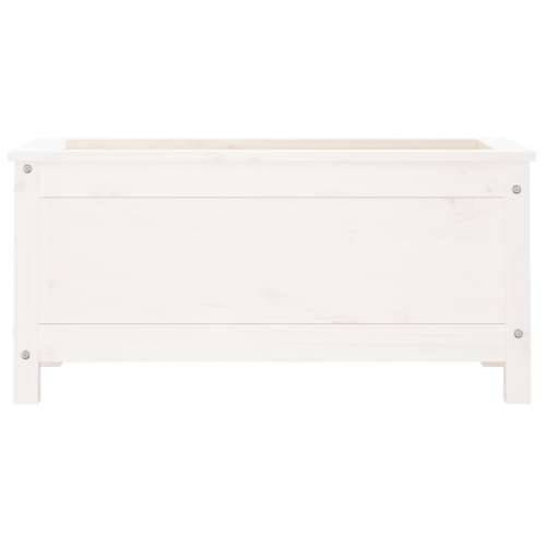 Vrtna sadilica bijela 82,5 x 40 x 39 cm od masivne borovine - Bijela boja bora 82.5 x 40 x 39 cm 1 Cijena