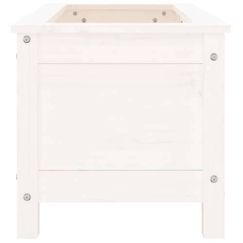 Vrtna sadilica bijela 82,5 x 40 x 39 cm od masivne borovine - Bijela boja bora 82.5 x 40 x 39 cm 1 Cijena