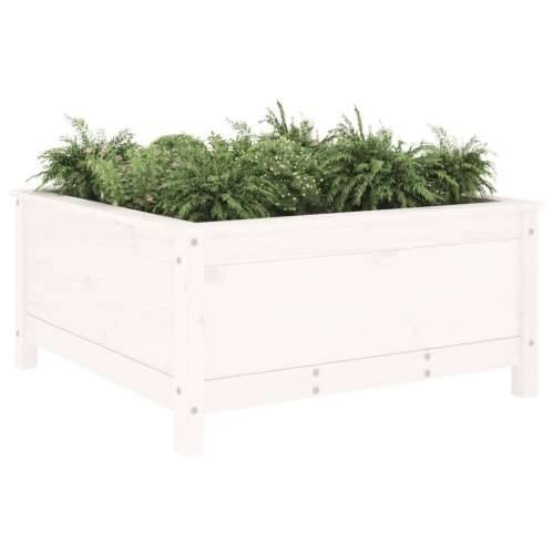 Vrtna sadilica bijela 82,5 x 82,5 x 39 cm od masivne borovine - Bijela boja bora 82.5 x 82.5 x 39 cm 1 Cijena