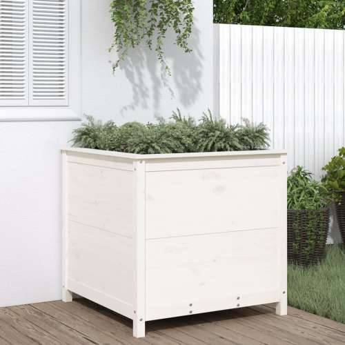 Vrtna sadilica bijela 82,5 x 82,5 x 78 cm od masivne borovine - Bijela boja bora 82.5 x 82.5 x 78 cm 1 Cijena