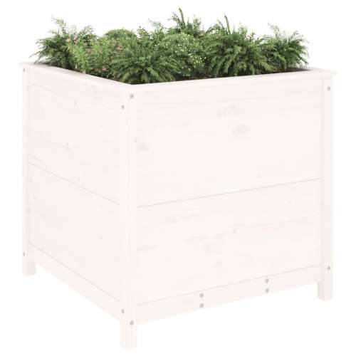 Vrtna sadilica bijela 82,5 x 82,5 x 78 cm od masivne borovine - Bijela boja bora 82.5 x 82.5 x 78 cm 1 Cijena