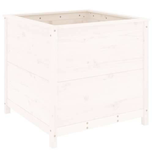 Vrtna sadilica bijela 82,5 x 82,5 x 78 cm od masivne borovine - Bijela boja bora 82.5 x 82.5 x 78 cm 1 Cijena