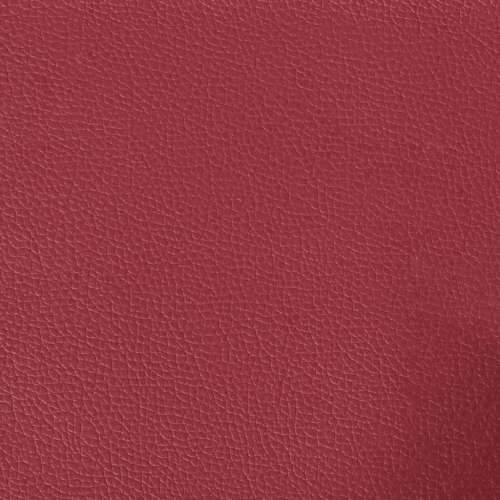 2-dijelni set sofa s jastucima boja vina od umjetne kože - boja crnog vina s jastučićima Cijena