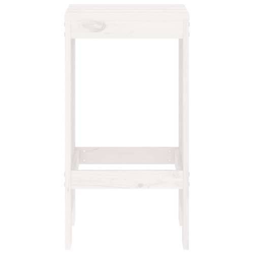Barski stolci 2 kom bijeli 40 x 36 x 75 cm od masivne borovine - Bijela boja bora 40 x 36 x 75 cm 2 Cijena