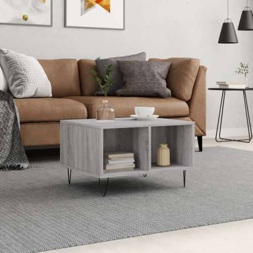 Stolić za kavu boja sivog hrasta 60x50x36,5cm konstruirano drvo - Sivi hrast sonoma 1 Cijena