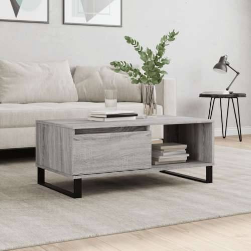 Stolić za kavu boja sivog hrasta 90x50x36,5cm konstruirano drvo - Sivi hrast sonoma 1 Cijena