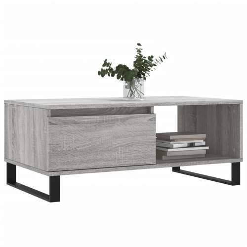 Stolić za kavu boja sivog hrasta 90x50x36,5cm konstruirano drvo - Sivi hrast sonoma 1 Cijena