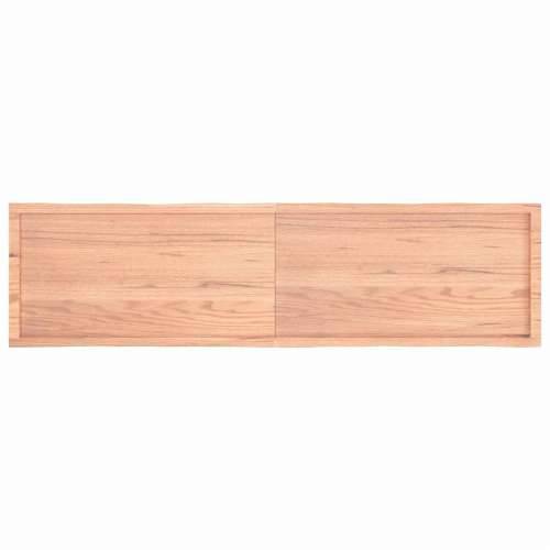 Stolna ploča svjetlosmeđa 200x50x(2-6) cm obrađena hrastovina - Svjetlosmeđa 200 x 50 x 6 cm 1 Cijena