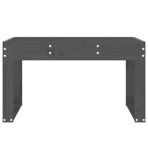 Vrtna klupa siva 80 x 38 x 45 cm od masivne borovine - Siva boja bora 80 x 38 x 45 cm 1 Cijena