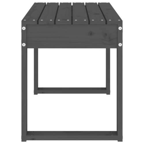 Vrtna klupa siva 80 x 38 x 45 cm od masivne borovine - Siva boja bora 80 x 38 x 45 cm 1 Cijena