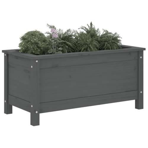 Vrtna sadilica siva 82,5 x 40 x 39 cm od masivne borovine - Siva boja bora 82.5 x 40 x 39 cm 1 Cijena