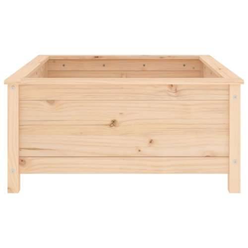 Vrtna sadilica 82,5 x 82,5 x 39 cm od masivne borovine - Prirodna boja bora 82.5 x 82.5 x 39 cm 1 Cijena
