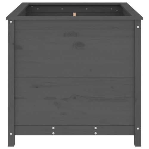 Vrtna sadilica siva 82,5 x 82,5 x 78 cm od masivne borovine - Siva boja bora 82.5 x 82.5 x 78 cm 1 Cijena