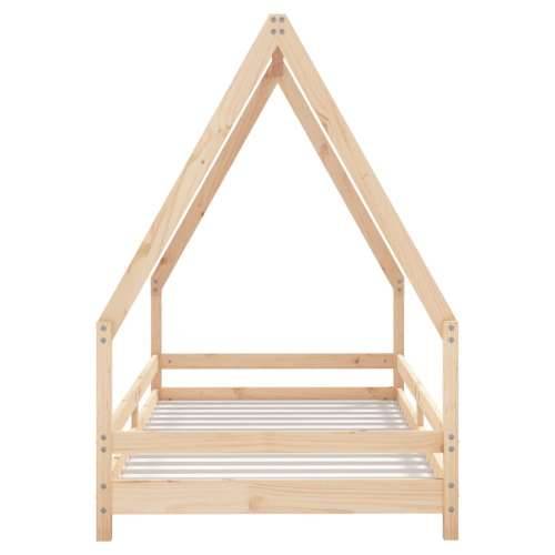 Okvir za dječji krevet 90 x 190 cm od masivne borovine - Prirodna 90 x 190 cm Cijena
