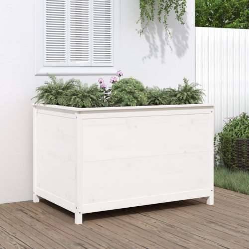 Povišena gredica - Vrtna gredica bijela 119,5x82,5x78 cm masivna borovina - Bijela boja bora 119.5 x 82.5 x 78 cm 1 Cijena
