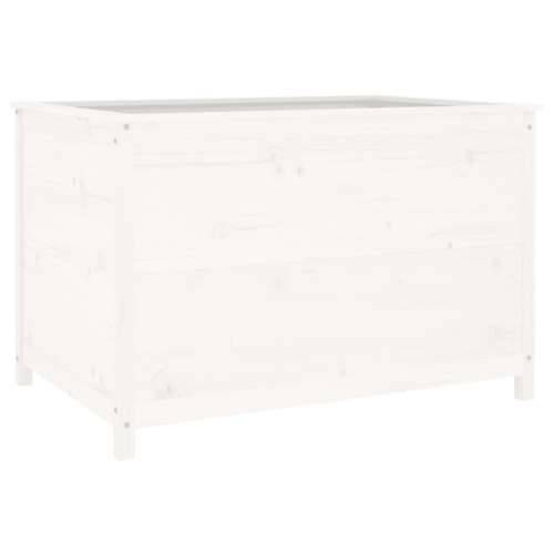 Povišena gredica - Vrtna gredica bijela 119,5x82,5x78 cm masivna borovina - Bijela boja bora 119.5 x 82.5 x 78 cm 1 Cijena