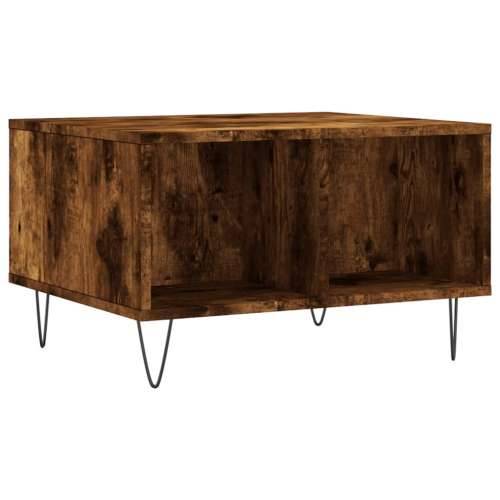 Stolić za kavu boja hrasta 60x50x36,5 cm konstruirano drvo - Dimljeni hrast 1 Cijena