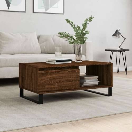 Stolić za kavu smeđa boja hrasta 90x50x36,5cm konstruirano drvo Smeđi hrast 1 Cijena