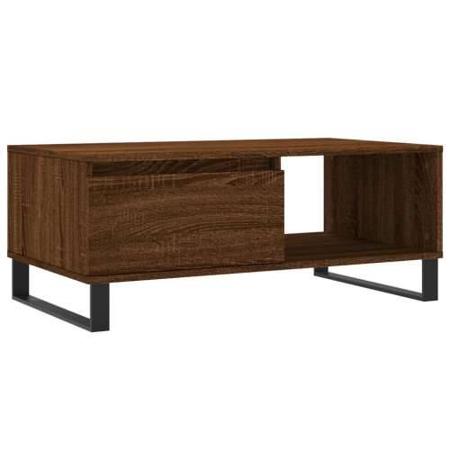Stolić za kavu smeđa boja hrasta 90x50x36,5cm konstruirano drvo Smeđi hrast 1 Cijena