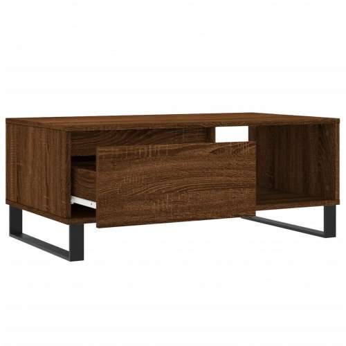 Stolić za kavu smeđa boja hrasta 90x50x36,5cm konstruirano drvo Smeđi hrast 1 Cijena