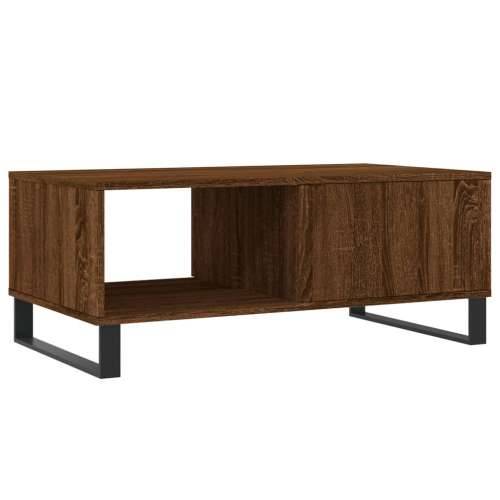 Stolić za kavu smeđa boja hrasta 90x50x36,5cm konstruirano drvo Smeđi hrast 1 Cijena