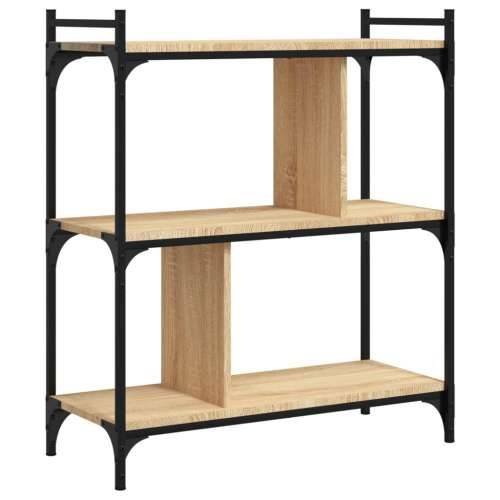 Regal za knjige s 3 razine boja hrasta 76 x 32 x 88 cm drveni - sonoma hrast 1 88 cm Cijena