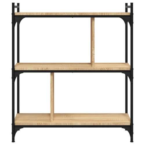Regal za knjige s 3 razine boja hrasta 76 x 32 x 88 cm drveni - sonoma hrast 1 88 cm Cijena