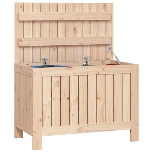 Vrtna kutija za pohranu 76 x 42,5 x 54 cm od masivne borovine - Prirodna Cijena