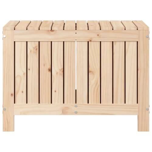 Vrtna kutija za pohranu 76 x 42,5 x 54 cm od masivne borovine - Prirodna Cijena