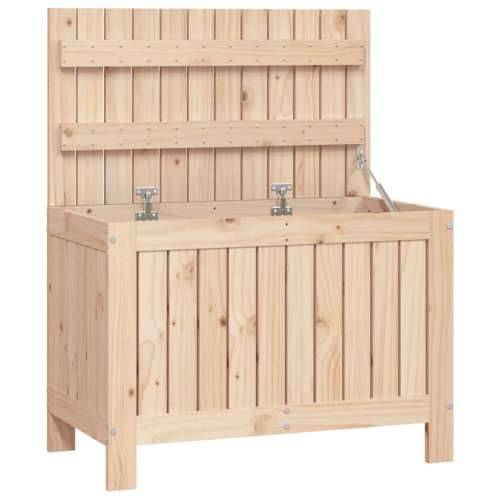 Vrtna kutija za pohranu 76 x 42,5 x 54 cm od masivne borovine - Prirodna Cijena