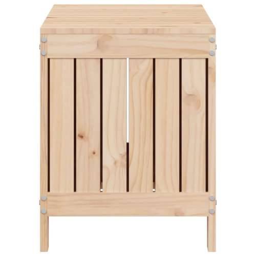 Vrtna kutija za pohranu 76 x 42,5 x 54 cm od masivne borovine - Prirodna Cijena
