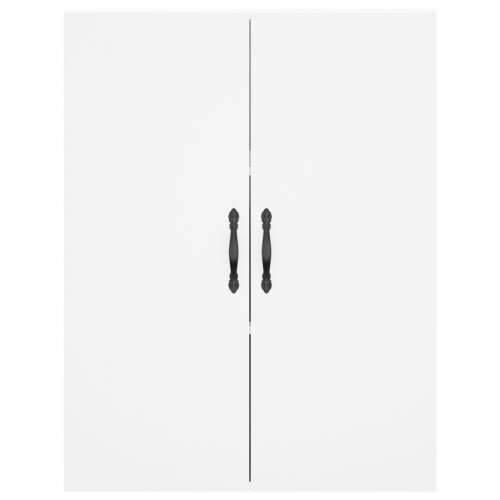 Visoka komoda bijela 69,5x34x180 cm konstruirano drvo - Bijela 1 3 ladice Cijena