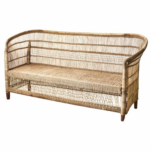 TRIBE sofa, bambus i ratan - Ručni rad