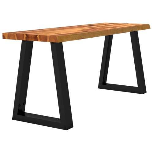 Klupa sa živim rubom 110 cm od masivnog bagremovog drva - 110 cm Cijena