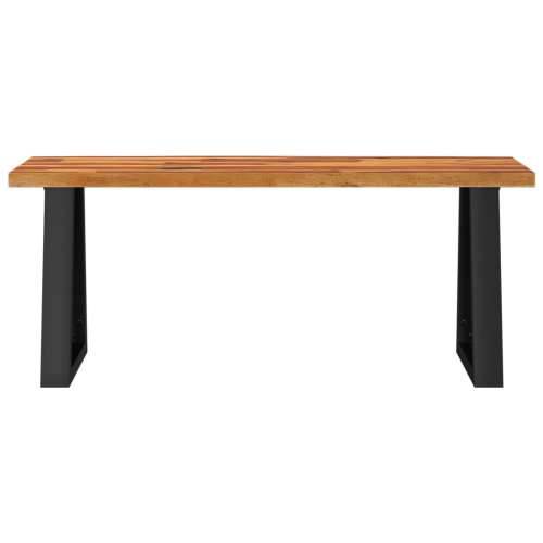 Klupa sa živim rubom 110 cm od masivnog bagremovog drva - 110 cm Cijena