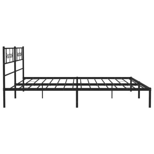 Metalni okvir za krevet s uzglavljem crni 183x213 cm - Crna 183 x 213 cm s uzglavljem Cijena