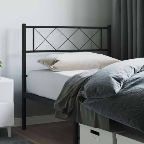 Metalno uzglavlje crno 75 cm - Crna 75 cm 1 Cijena