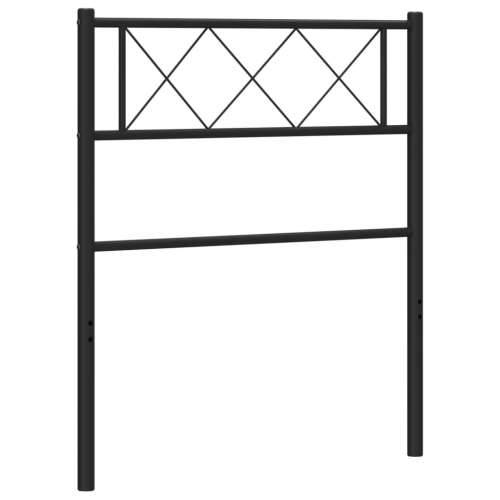 Metalno uzglavlje crno 75 cm - Crna 75 cm 1 Cijena