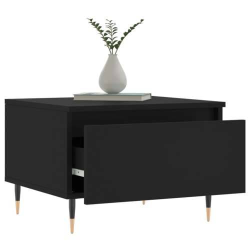 Stolići za kavu 2 kom crni 50 x 46 x 35 cm konstruirano drvo - Crna 2 Cijena