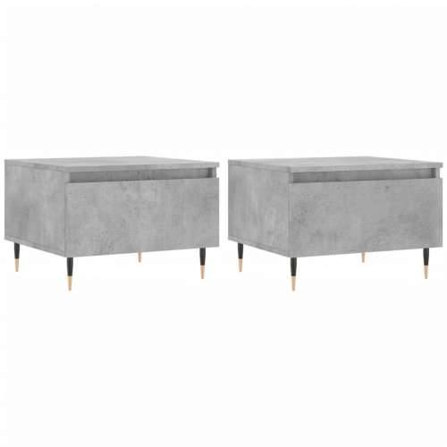 Stolići za kavu 2 kom boja betona 50x46x35 cm konstruirano drvo - Beton siva 2 Cijena