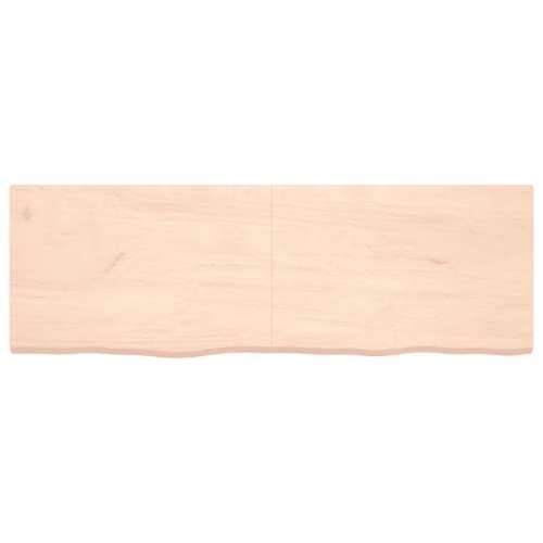 Stolna ploča 180x60x(2-4) cm od netretirane masivne hrastovine - Prirodna 180 x 60 x 4 cm 1 Cijena