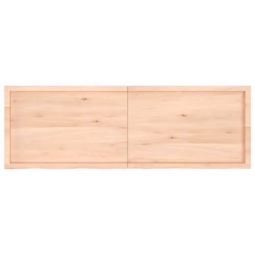 Stolna ploča 180x60x(2-4) cm od netretirane masivne hrastovine - Prirodna 180 x 60 x 4 cm 1 Cijena