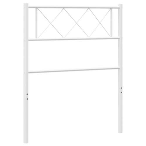 Metalno uzglavlje bijelo 75 cm - Bijela 75 cm 1 Cijena