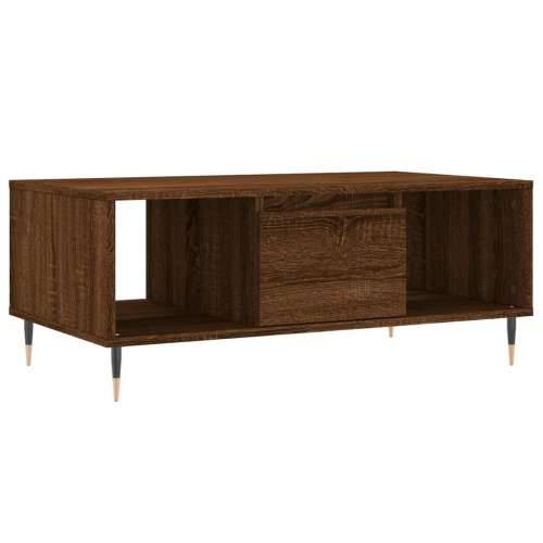 Stolić za kavu smeđa boja hrasta 90x50x36,5cm konstruirano drvo - Smeđi hrast 1 Cijena